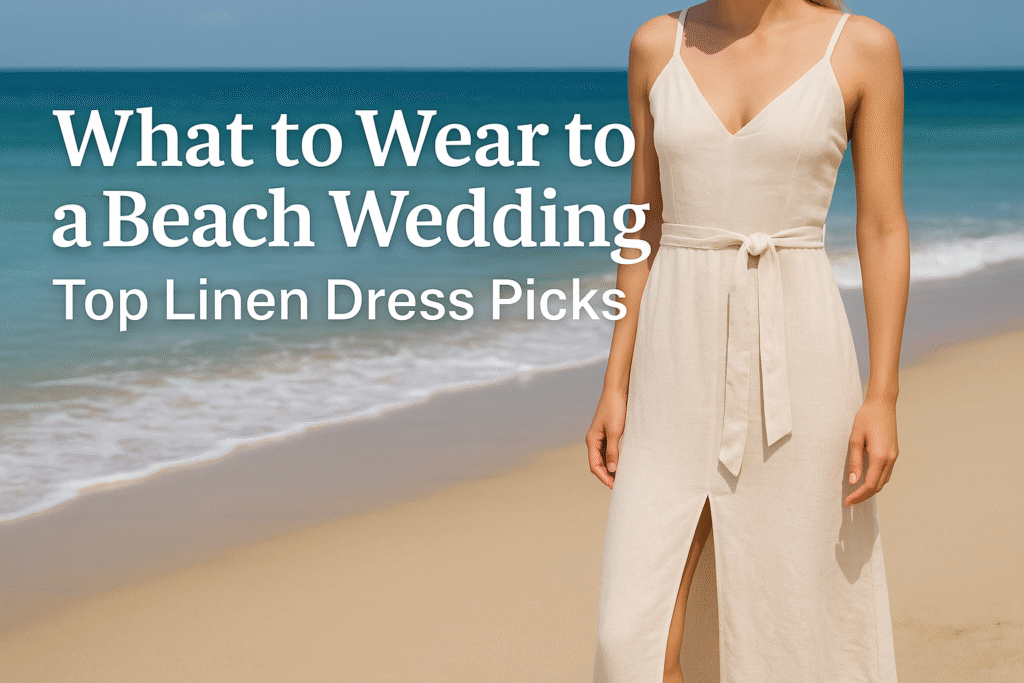 Beach Wedding Linen Dress