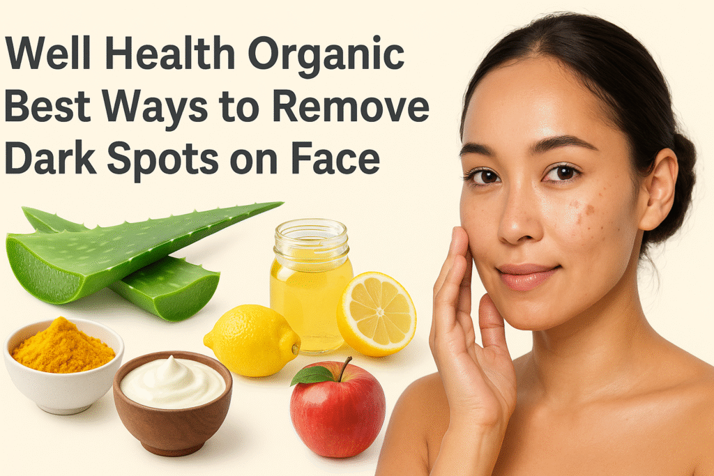 well health organic best ways to remove dark spots on face